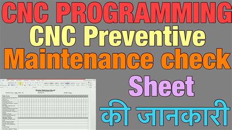 simple maintenance cnc machining parts|Comprehensive Guide to CNC Preventive Maintenance.